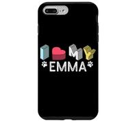 Emma Nom personnalisé pour Chien Emma Pet Lover Coque pour iPhone 7 Plus/8 Plus