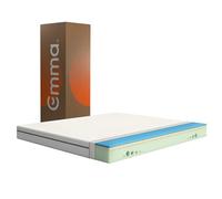 Emma One Matelas en Mousse 140x190 cm, Hauteur 18 cm, Fermeté Dure (H2), Matelas à 7 Zones