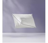 EMMA | Oreiller Nuage Premium 60x60 cm | Thermorégulant Respirant | Doux Moelleux | Hauteur Adaptable | Hypoallergénique et Lavable