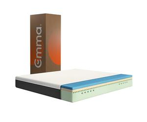 Emma Original Matelas en Mousse 140x190 cm, Hauteur 25 cm, (H2), Matelas à 5 Zones