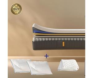EMMA | Pack Matelas Emma Original 160x200 + 2 Oreillers Emma Original Confort + Couette Printemps & Automne Emma