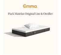 Pack Matelas Original Lite+ 90x200 + Oreiller Emma Original Confort | Ressorts + Mémoire de Forme