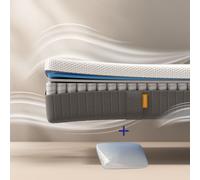 EMMA Pack Matelas Original II Plus 90x190 + Oreiller Nuage Elite 70x40 Ressorts + Mémoire de Forme Housse Plus Respirante