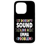 Emma Personalized Women's Gift Custom Emma Coque pour iPhone 15 Pro