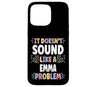 Emma Personalized Women's Gift Custom Emma Coque pour iPhone 15 Pro Max