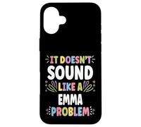 Emma Personalized Women's Gift Custom Emma Coque pour iPhone 16 Plus
