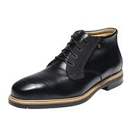 EMMA Safety MM16400041 Chaussures de Sécurité Frontier - Cuir Pleine Fleur Brésilien Bicolore combiné au nubuck - Modèle: Valentino - Taille EU: 41 - Couleur: Noir Bicolore - Coupe Extra-Large