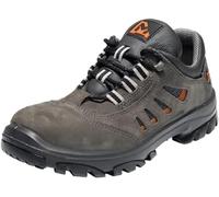 EMMA Safety MM72054642 Version Chaussure Basse des Chaussures de Sécurité Ranger - Fabriquées en Cuir Nubuck Souple et Doux - Modèle: Rocky - Taille EU: 42 - Couleur: Gris