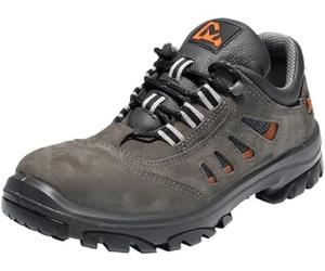 EMMA Safety MM72054646 Version Chaussure Basse des Chaussures de Sécurité Ranger - Fabriquées en Cuir Nubuck Souple et Doux - Modèle: Rocky - Taille EU: 46 - Couleur: Gris
