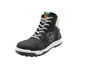 EMMA Safety MM99656939 Street Born Safety Shoes - Chaussures de Sécurité Sans Métal au Design Classique - Modèle: Clyde - Taille EU: 39 - Couleur: Noir - Coupe Extra-Large