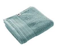EMMA - Serviette Invité 30x50cm en Coton Bio Coloris Bleu Glacier - Altobuy Bleu