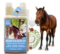 Emma Sirop la toux Cheval - Elixir Herbes Liquide 1L fenouil Herbes bronchiques thym sirop Contre la toux Cheval apaise Les Voies respiratoires remède Contre la toux Herbes pour la toux