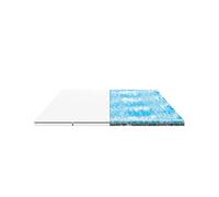 Emma | Surmatelas Réversible 140x200 cm | Souplesse Et Adaptabilité | Confort Personnalisable | Housse Lavable | 6 cm Additionnels