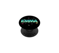 Emma - Un Beau nom avec des Papillons. PopSockets PopGrip Adhésif