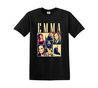 Emma Watson Collage Shirt Men's Women's Unisex Style T Shirt Tee Tshirt10 Black S