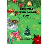 Emmanuel: A Christmas Scripture Coloring Book for Adults: Bible Verses, Silent Night, Sacred Light