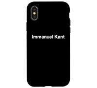 Emmanuel Kant Coque pour iPhone X/XS