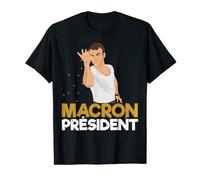 Emmanuel Macron 2022 Humoristique Président Euros Manu Bae T-Shirt