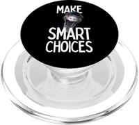 Emmanuel Make Smart Choices Emu Funny Viral Cute Design Hit PopSockets PopGrip pour MagSafe
