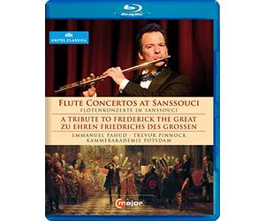 Emmanuel Pahud, Hommage à Frédéric Le Grand : Concertos pour flûte. Pinnock, Pahud. [Blu-ray]