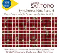 Emmanuele Baldini - Santoro: Symphony No. 4 & 6; Choro Concertante For Saxophone; Fantasia For Violin & Orchestra [Compact Discs]