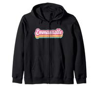 Emmanuelle Prénom Fille Vintage Années 70 80 Personnalisé Sweat à Capuche