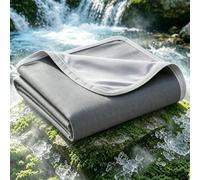 EMME - Couverture rafraîchissante respirante pour l'été pour les dormeurs chauds - Couverture froide pour canapé, sofa, lit - Fine et légère - Double face - Maintient le corps au frais pour les