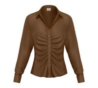 Emme DI Marella, Femme, Blouses et Chemises, Brun, Taille: 42 FR Calesse Shirt
