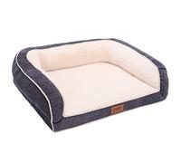 EMME Grand canapé orthopédique lavable pour chien avec housse amovible, grand canapé imperméable pour animaux de compagnie