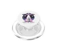 Emmène-Moi Loin OVNI Extraterrestre Squelette PopSockets PopGrip pour MagSafe