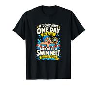Emmenez-Moi à la Piscine Rencontrez Funny Swim Mom Swimming T-Shirt Graphique avec Valeur