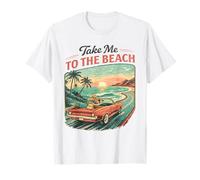 Emmenez-Moi à la Plage Retro Sunset Drive T-Shirt
