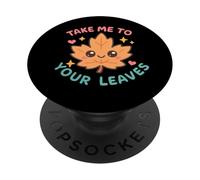 Emmenez-Moi à Vos Feuilles Happy Fall Harvest Kids Autumn PopSockets PopGrip Adhésif