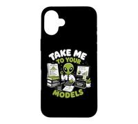 Emmenez-Moi à Vos modèles Analyste actuariel Finance des données extraterrestres Coque pour iPhone 16 Plus