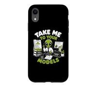 Emmenez-Moi à Vos modèles Analyste actuariel Finance des données extraterrestres Coque pour iPhone XR