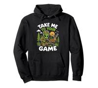 Emmenez-Moi à Votre Jeu de Chasse Alien Hunter UFO Abduction Sweat à Capuche