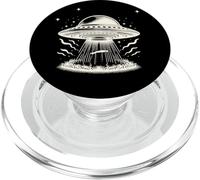 Emmenez-Moi Alien Abduction, Design de Science-Fiction Vintage sur Un ovni PopSockets PopGrip pour MagSafe