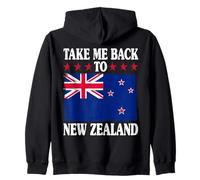 Emmenez-Moi Back Emblème rétro de Nouvelle-Zélande Sweat à Capuche