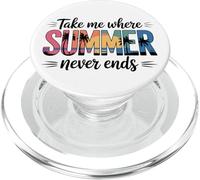 Emmenez-Moi là où l'été ne finit jamais Les Vacances d'été PopSockets PopGrip pour MagSafe
