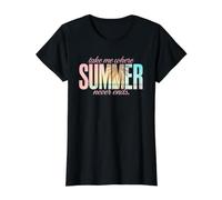Emmenez-Moi là où l'été ne finit jamais T-Shirt Graphique avec Valeur