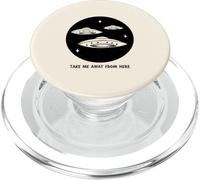 Emmenez-Moi Loin d'ici (Alien UFO Graphic) PopSockets PopGrip pour MagSafe