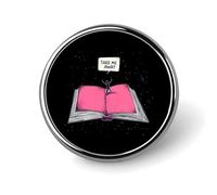 Emmenez-moi loin, jolie broche à revers, badge rond en métal, accessoires pour veste, chapeau, sac, bijoux