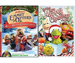 Emmet Otter's Jug-Band Christmas Kermit the Frog DVD + It's a Very Merry Muppet Christmas Movie Holiday Double Feature