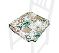 emmevi Coussin de chaise en coton souple universel faïence gothique housses de chaise de cuisine lavable Mod.ROSA58
