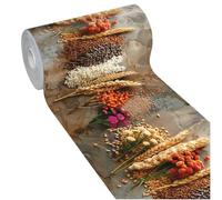 emmevi Dis_A Tapis de cuisine en caoutchouc PVC souple, anti-taches, antidérapant, lavable, 51 x 400 cm