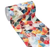 emmevi Dis_B - Tapis de cuisine en caoutchouc PVC souple anti-taches - Anti-défilement, lavable, 51 x 140 cm