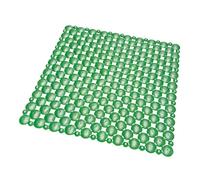 emmevi Modèle SPERA_PEARLY 53 x 53 cm - Tapis de douche antidérapant - Anti-moisissure - Vert