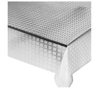 EMMEVI Nappe Transparente Antitache Moderne en PVC Plastifié Brillant Protéger La Table 140x200 Cm