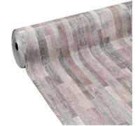 emmevi Revêtement de sol PVC Rouleau de vinyle 31 tailles Design bois parquet Shabby Chic 100 x 100 cm Dis_A