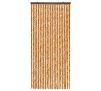 emmevi Rideau chenille pour porte protège-soleil anti-mouches lavable, réglable, modèle rideau_chenille (3) 120 x 230 cm